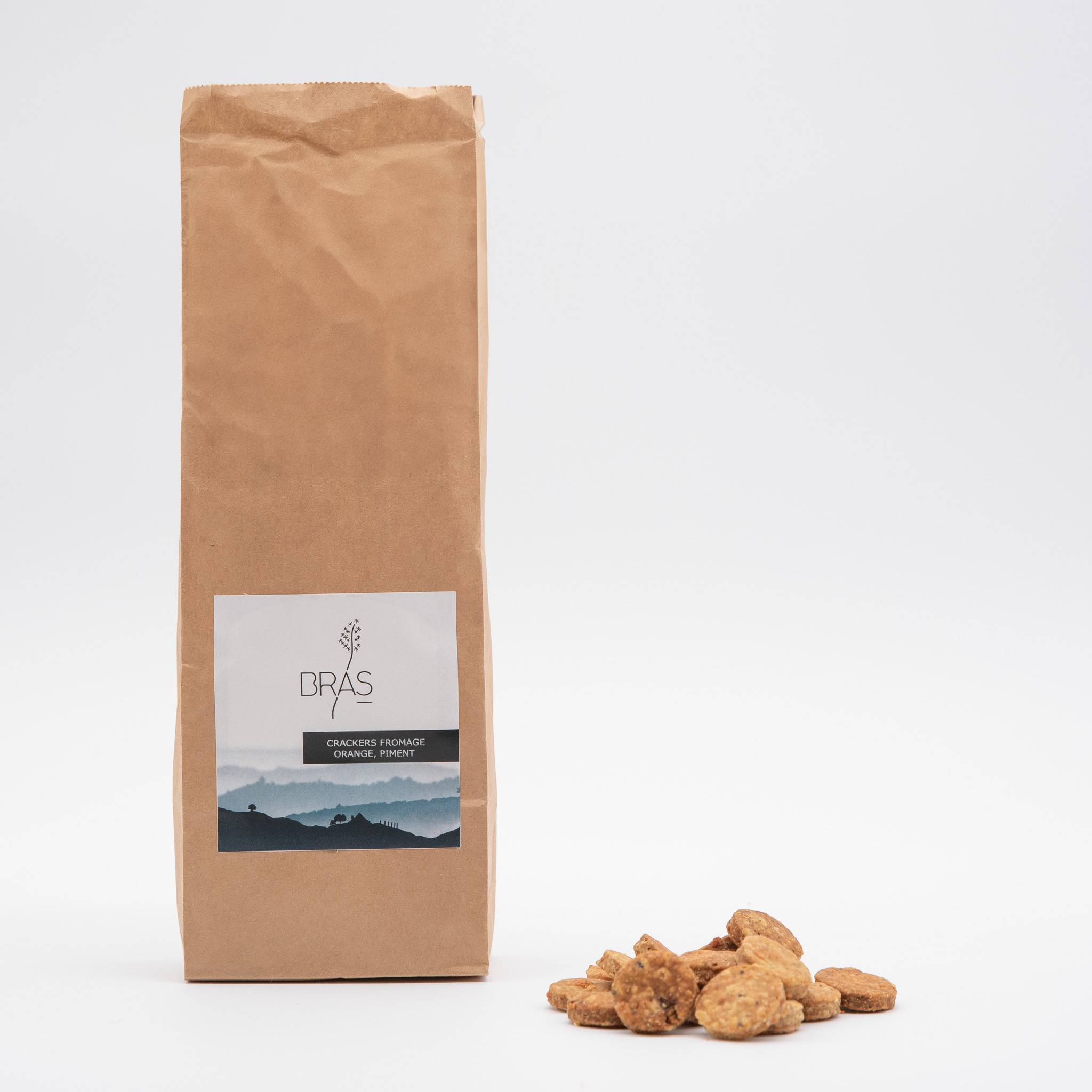 Crackers fromage, orange, piment – Image 1