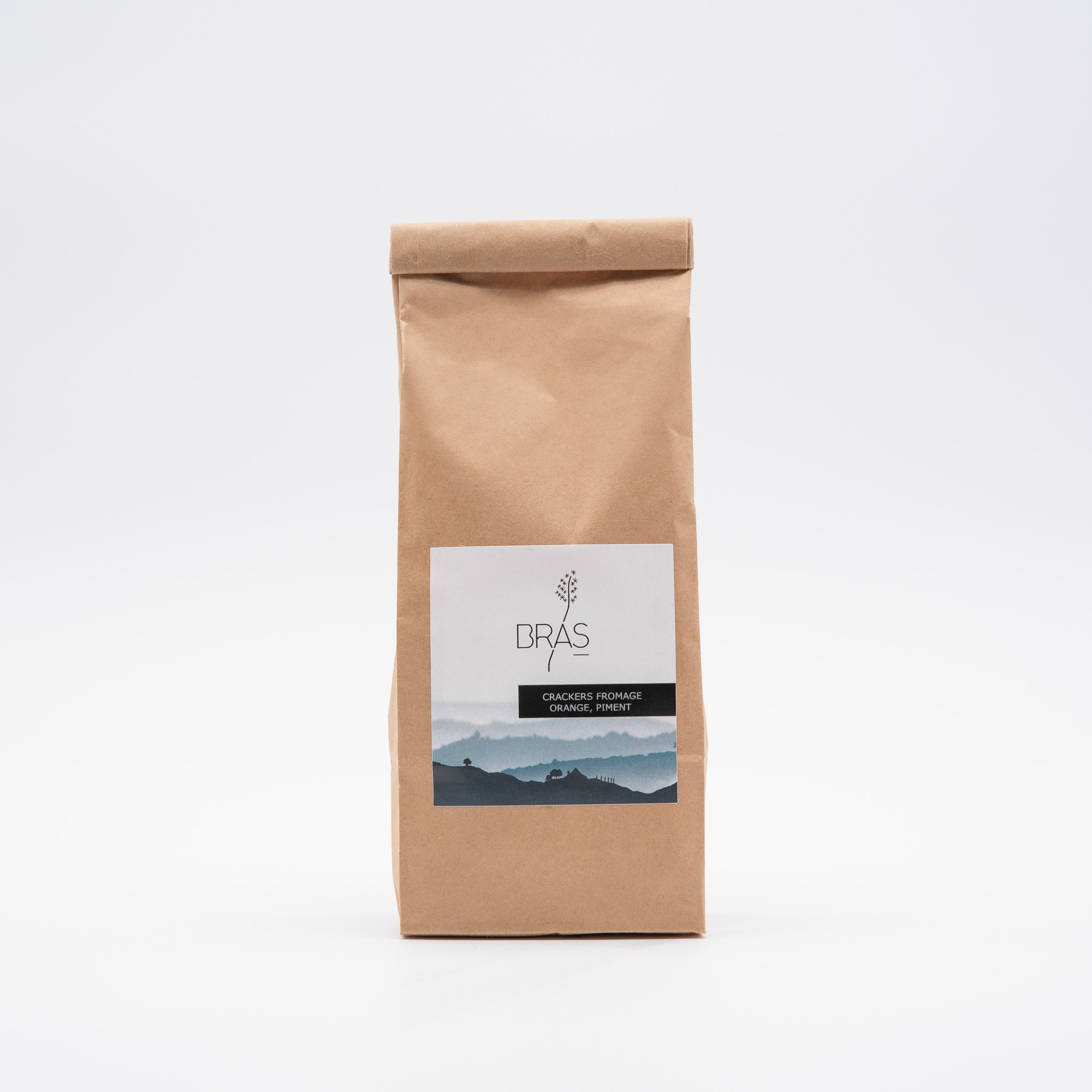 Crackers fromage, orange, piment