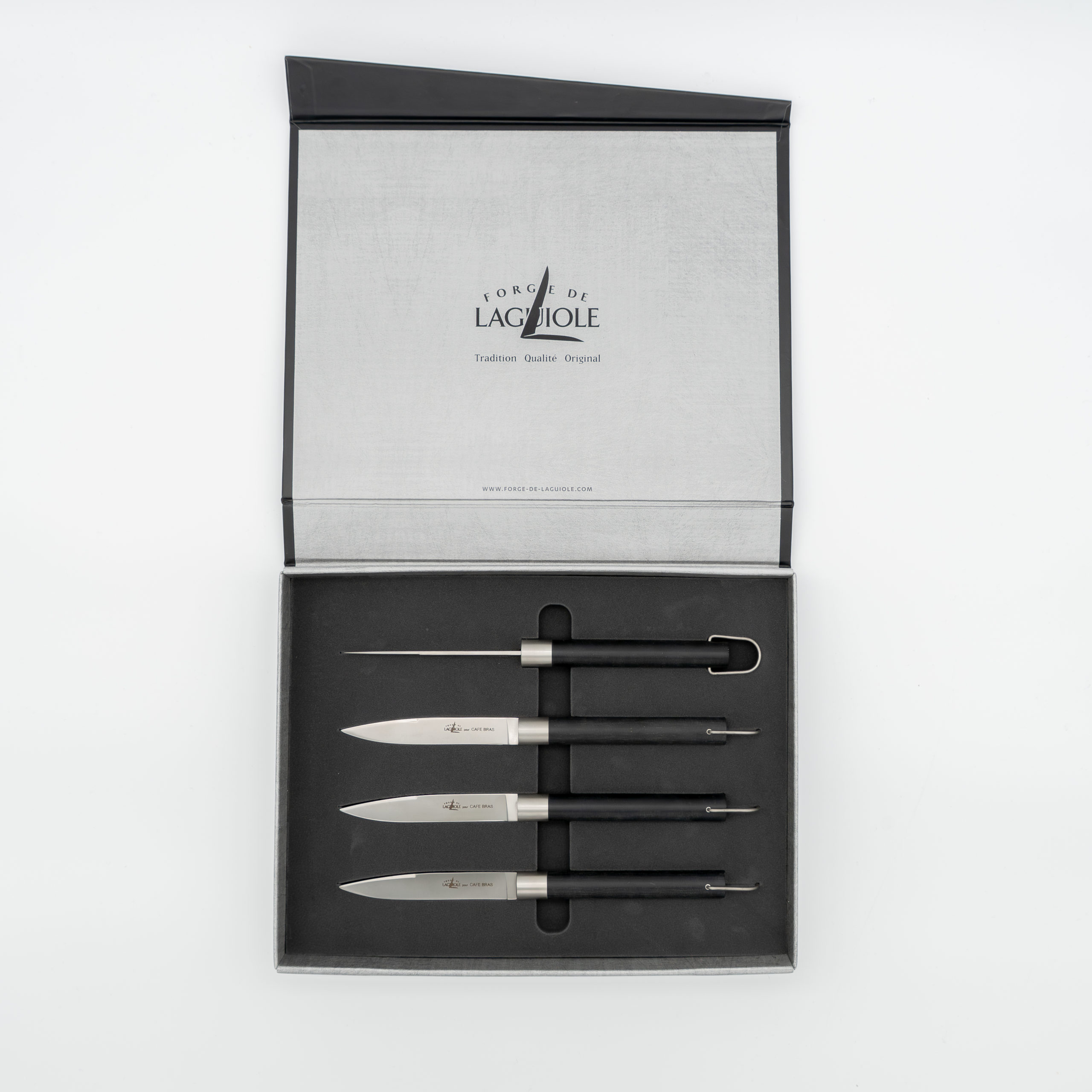 Coffret couteaux de table "Café Bras"